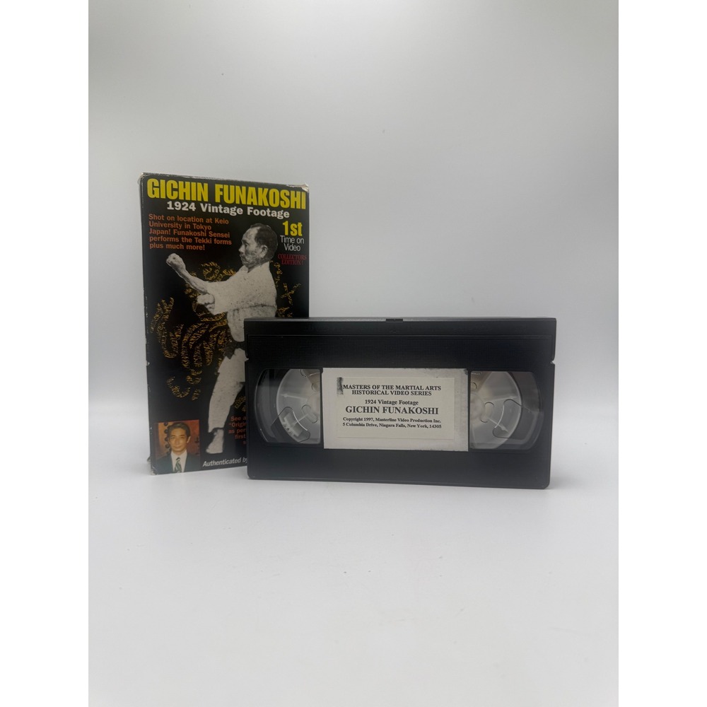 Gichin Funakoshi 1924 Vintage Footage Shotokan Karate VHS Collectors Edition